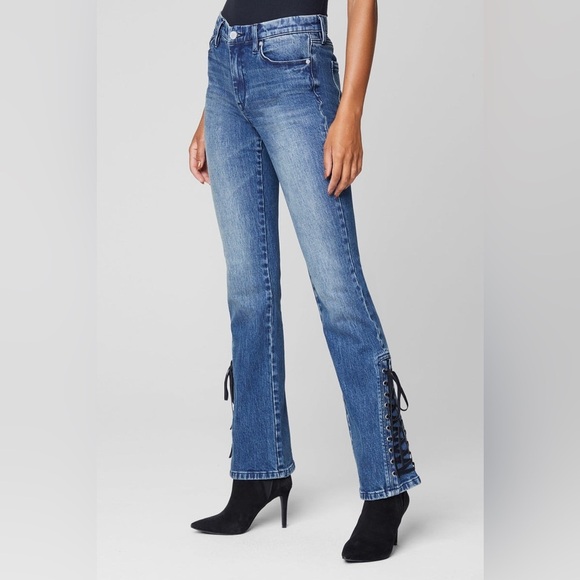 Blank NYC Flare Lace Up Jeans​​​ - Picture 5 of 6